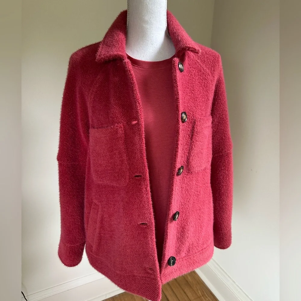 Greylin Buttoned Soft Red Jacket size Small - Picture 7 of 7